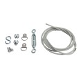Nationwide 9' Anti-Sag Kit with Steel Cable & Plastic Coating (Clear) - NW6296-CL