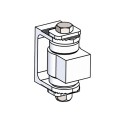 Nationwide Heavy-Duty Ball Bearing Gate Hinge - Unpainted Aluminum Weld-On Body & Unpainted Aluminum Weld-On Yoke