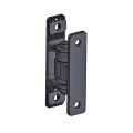 Nationwide Heavy-Duty Ball Bearing Gate Hinge - Black Steel Bolt-On Body & Black Aluminum Bolt-On Yoke