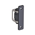 Nationwide Heavy-Duty Ball Bearing Gate Hinge - Black Steel Bolt-On Body & Unpainted Steel Weld-On Yoke