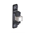 Nationwide Heavy-Duty Ball Bearing Gate Hinge - Unpainted Steel Weld-On Body & Black Aluminum Bolt-On Yoke (Vertically Adjustable) 