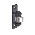 Nationwide Heavy-Duty Ball Bearing Gate Hinge - Unpainted Steel Weld-On Body & Black Steel Bolt-On Yoke