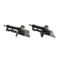 Nationwide Heavy Duty Stainless Steel Self-Closing Hinge Pair with Stainless Steel Screws (Black) - NWSS-HD-SC-BK