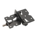 Nationwide Heavy Duty Stainless Steel Self-Closing Hinge Pair with Stainless Steel Screws (Black) - NWSS-HD-SC-BK