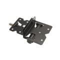 Nationwide Heavy Duty Stainless Steel Self-Closing Hinge Pair with Stainless Steel Screws (Black) - NWSS-HD-SC-BK