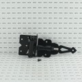 Nationwide Heavy Duty Stainless Steel Adjustable Self-Closing T-Hinge w/ Stainless Steel Screws - Black - NWSS-HDT-SC-BK