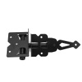 Nationwide Heavy Duty Stainless Steel Adjustable Self-Closing T-Hinge w/ Stainless Steel Screws - Black - NWSS-HDT-SC-BK