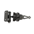 Nationwide Heavy Duty Stainless Steel Self-Closing T-Hinge with Stainless Steel Self-Drilling Screws (Black) - NWSS-HDT-SC-BKD