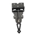 Nationwide Heavy Duty Stainless Steel Self-Closing T-Hinge with Stainless Steel Self-Drilling Screws (Black) - NWSS-HDT-SC-BKD