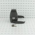 Nationwide OrnaMag Reversible, Adjustbale, Lockable Keyed-Alike Magnetic Gate Latch for Metal Single and Double Gates with Self-Drilling Screw (Bronze)