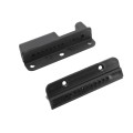 Nationwide OrnaMag Reversible, Adjustbale, Lockable Keyed-Alike Magnetic Gate Latch for Metal Single and Double Gates with Self-Drilling Screw (Black) (Default)