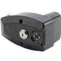 Nationwide OrnaMag Reversible Adjustable Lockable Magnetic Gate Latch for Metal Single and Double Gates with Self-Drilling Screw (Black) (Default)
