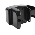 Nationwide OrnaMag Reversible Adjustable Lockable Magnetic Gate Latch for Metal Single and Double Gates with Self-Drilling Screw (Black) (Default)