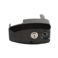 Nationwide OrnaMag Reversible Adjustable Lockable Magnetic Gate Latch for Metal Single and Double Gates with Self-Drilling Screw (Black) (Default)