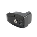 Nationwide OrnaMag Reversible Adjustable Lockable Magnetic Gate Latch for Metal Single and Double Gates with Self-Drilling Screw (Black) (Default)