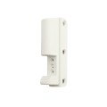 Nationwide OrnaMag Reversible, Adjustable, Lockable Keyed-Alike Magnetic Gate Latch for Metal Single and Double Gates with Self-Drilling Screw (White)