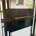 Lockey PS62BW Panic Shield Security Kit (Black) - Shield, Panic Bar, Strike Bracket, Gate Box, Panic Trim, Max Guard