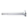 Lockey ED61SM Edge Panic Shield Security Kit (Silver) - Shield, Panic Bar, Strike Bracket, Gate Box, Panic Trim, Latch Protector, Jamb Stop, Max Guard