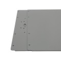 Lockey 24" PS Panic Shield 3x1, Predrilled To Fit PB1100, PB2500 & V40 Series Panic Bars (Silver) - PS3X1SILVER24INCH