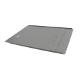 Lockey 24" PS Panic Shield 3x1, Predrilled To Fit PB1100, PB2500 & V40 Series Panic Bars (Silver) - PS3X1SILVER24INCH