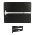 Lockey PS41B Panic Shield Value Kit (Black) - Shield, Panic Bar, Strike Bracket