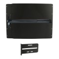 Lockey PS42B7 Panic Shield Value Kit (Black) - Shield, Black Panic Bar, Strike Bracket