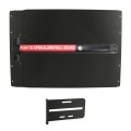 Lockey PS43BLW7 Panic Shield Value Kit (Black) - Shield, Black Panic Bar, Strike Bracket