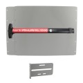Lockey PS43SLW7 Panic Shield Value Kit (Silver) - Shield, Black Panic Bar, Strike Bracket