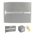 Lockey Panic Shield Safety Kit w/ Panic Bar - Choose Color & PB11 Panic Bar Type