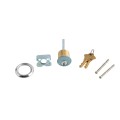Lockey PS51B Panic Shield Safety Kit (Black) - Shield, Panic Bar, Strike Bracket, Key Box, Key Cylinder (Panic Exit Hardware)