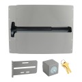 Lockey Panic Shield Safety Kit w/ Panic Bar - Choose Color & Detex V-40 Panic Bar Type