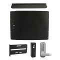 Lockey PS60B Panic Shield Security Kit (Black) - Shield, Strike Bracket, Gate Box, Panic Trim, Max Guard