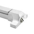 Lockey PS61S Panic Shield Security Kit (Silver) - Shield, Panic Bar, Strike Bracket, Gate Box, Panic Trim, Max Guard (Panic Exit Hardware)