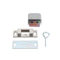 Lockey PS61S Panic Shield Security Kit (Silver) - Shield, Panic Bar, Strike Bracket, Gate Box, Panic Trim, Max Guard (Panic Exit Hardware)
