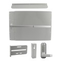 Lockey PS61SLM Panic Shield Security Kit (Silver) - Shield, SS Panic Bar, Strike Bracket, Gate Box, Panic Trim, Max Guard