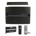Lockey PS62BL Panic Shield Security Kit (Black) - Shield, Panic Bar, Strike Bracket, Gate Box, Panic Trim, Max Guard