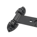 Nationwide 24" Pair of Rustic Powder Coated Strap Hinge Pair with 5/8" Pin - (Black) - RUSH224-BK