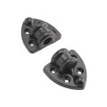 Nationwide 24" Pair of Rustic Powder Coated Strap Hinge Pair with 5/8" Pin - (Black) - RUSH224-BK