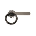 Nationwide 5" Twisted Ring Gate Latch (Black) - RUSL1-BK