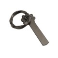 Nationwide 5" Twisted Ring Gate Latch (Black) - RUSL1-BK