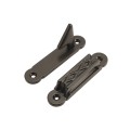 Nationwide 5" Twisted Ring Gate Latch (Black) - RUSL1-BK
