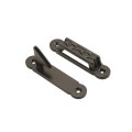 Nationwide 5" Twisted Ring Gate Latch (Black) - RUSL1-BK