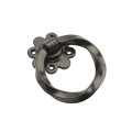 Nationwide 5" Twisted Ring Gate Latch (Black) - RUSL1-BK