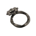 Nationwide 5" Twisted Ring Gate Latch (Black) - RUSL1-BK