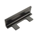 Locinox Adjustable Stainless Steel Keep for 1-1/2" Square Profiles (RAL 9005 Jet Black) - SAKLQF2-9005 (Default)