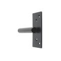 Nationwide 2" Black Aluminum Gate Latch with Extended Lock - SV38308NUA-BK