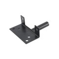 Nationwide 2" Black Aluminum Gate Latch with Extended Lock - SV38308NUA-BK
