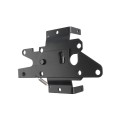 Nationwide 2" Black Aluminum Gate Latch with Extended Lock - SV38308NUA-BK
