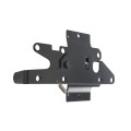 Nationwide 2" Black Aluminum Gate Latch with Extended Lock - SV38308NUA-BK