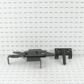 Nationwide 2" Black Aluminum Gate Latch with Extended Lock - SV38308NUA-BK